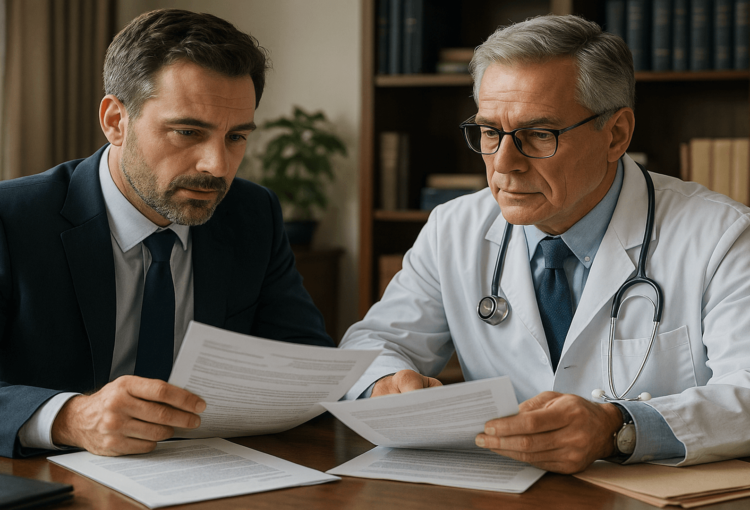 Advogado especialista em direito médico orientando médico sobre defesa médica em sindicância e processo ético-profissional no CRM.