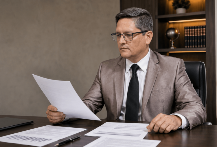 Advogado contra plano de saúde em Santos analisando negativa, relatório médico e contrato